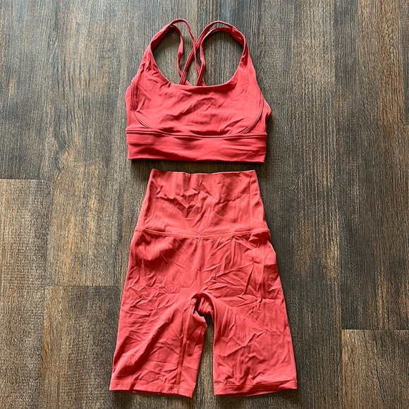 ThirdLove Other - Third Love Red Orange Workout Set